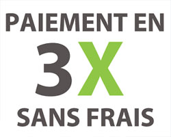 Paiement 3 fois sans frais